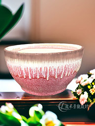 漸層釉色大瓷盆