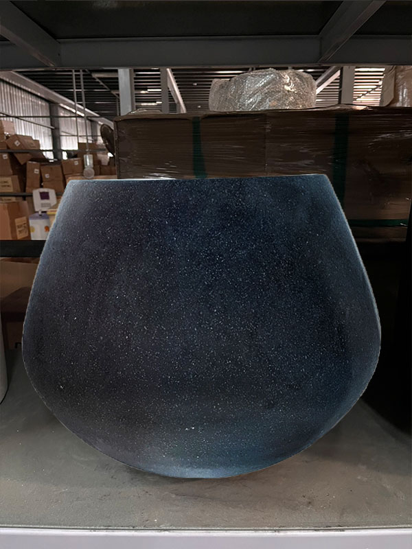 倒翁型盆(水磨石盆)-瀧禾景觀設計